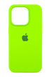 Силиконовый чехол Full Cover для iPhone 13 neon green