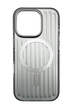 TPU чохол Ribbed Matte with MagSafe для iPhone 16 Pro silver
