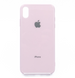Чохол Glass Farfor для iPhone XS Max lilac Sp