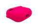 Чохол for AirPods 3 силіконовий hot pink з мікрофіброю