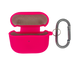 Чохол for AirPods 3 силіконовий hot pink з мікрофіброю