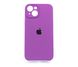 Силіконовий чохол Full Cover для iPhone 14 purple Full Camera
