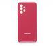 Силіконовий чохол Full Cover для Samsung A32 rose red Full Camera