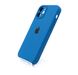 Силіконовий чохол Full Cover для iPhone 12 mini blue cobalt Full Camera