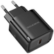 Мережевий Зарядний Пристрій Borofone BA84A 1USB-C PD/QC 30W black