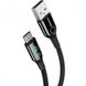 USB кабель Baseus CATCD C-Shaped Light Intelligent Type-C QC 3A/1m black