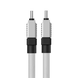 USB кабель Baseus Coolplay Series Type-C to Type-C 100W 1m white CAKW000202