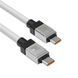 USB кабель Baseus Coolplay Series Type-C to Type-C 100W 1m white CAKW000202