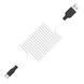 USB кабель HOCO X21 Plus silicone Type-C 3A 2m black/white