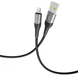 USB кабель Ridea RC-US42 UltraStrong Lightning 2.4A(12W) 2m black