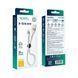 USB кабель Ridea RC-XS51 X-Silicone Lightning 12W/2.4A 0.25m white