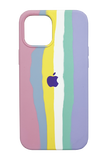 Силіконовый чохол Full Cover для iPhone 12 Pro Max Rainbow №3