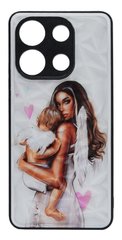 TPU+PC чехол Prisma Ladies для Xiaomi Redmi Note 13 4G baby girl Full Camera