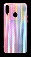 Накладка Carbon Gradient Hologram для Samsung A20s/A207 red/blue