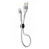 USB кабель Ridea RC-XS51 X-Silicone Type-C 3A 0.25m white