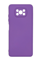 Силіконовий чохол Full Cover для Xiaomi Poco X3 NFC/Poco X3 Pro purple Full Camera без logo