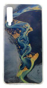 Силиконовый чехол Marble для Samsung A7 (2018)/A750