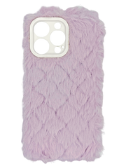 Чохол Fluffy love для iPhone 15 Pro Max purple