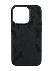 Чехол Speshl Camo Leather with MagSafe для iPhone 14 Pro black