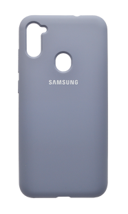 Силиконовый чехол Full Cover для Samsung A11 lavander grey