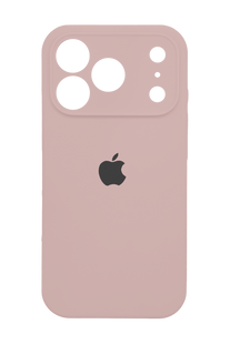 Силіконовий чохол Full Cover для iPhone 17 Pro Max/18 Pro Max chalk pink Full Camera