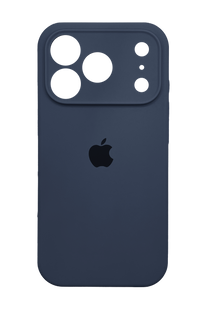 Силіконовий чохол Full Cover для iPhone 17 Pro midnight blue Full Camera
