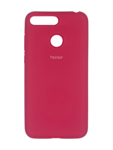 Силиконовый чехол Full Cover для Huawei Y6 2018 Prime rose pink