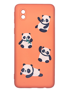 Силиконовый чехол WAVE Fancy для Samsung A01 Core/M01 Core (TPU) panda peach