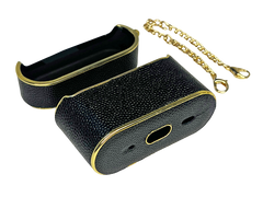 Чохол шкіряний Suitcase для Airpods Pro/Pro 2 black