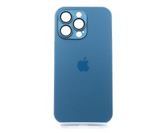 Чохол TPU+Glass sapphire matte case для iPhone 13 Pro navy blue