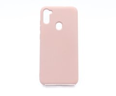 Силиконовый чехол Full Cover для Samsung A11/M11 pink sand без logo