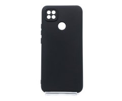 Силіконовий чохол Full Cover для Xiaomi Redmi 10A/9C black без logo Full Camera