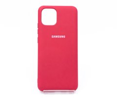 Силіконовий чохол Full Cover для Samsung A03 2021 hot pink