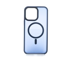 Чохол TPU+PC Metal Buttons with MagSafe Colorful для iPhone 14 Pro Max blue