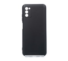 Силіконовий чохол Soft Feel для Samsung A03S black Epic Full Camera