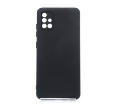 Силіконовий чохол Full Cover для Samsung A51 black Full Camera без logo