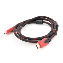 Кабель HDMI (тато-тато) 1,4V 5m подвійний ферит black/red