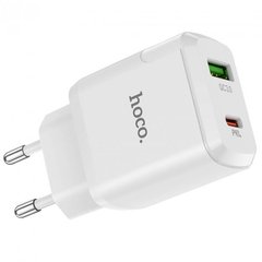 Сетевое зарядное устройство Hoco N5 PD20W+QC3.0 (EU) white