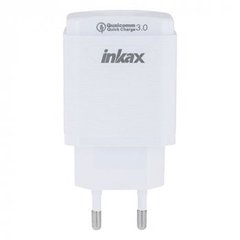 Мережевий зарядний пристрій Inkax CD-24 QC3.0 3.1A 1usb micro white