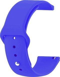 Ремінець Sport Silicone для Xiaomi Amazfit\Samsung 20mm capri blue