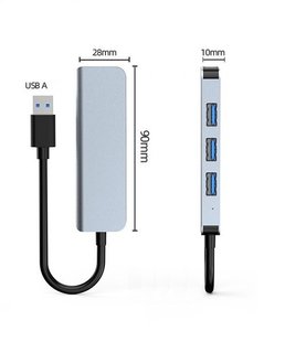 USB HUB 4 port BYL-2013U gray