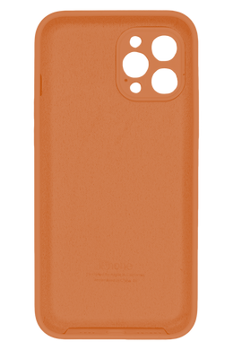 Силиконовый чехол Full Cover для iPhone 12 Pro kumquat Full Camera