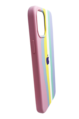 Силіконовий чохол Full Cover для iPhone 12 Pro Max Rainbow №3