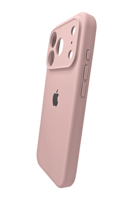 Силіконовий чохол Full Cover для iPhone 17 Pro Max/18 Pro Max chalk pink Full Camera