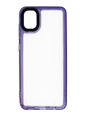 Чохол TPU+PC Colorside для Samsung A05 clear/purple