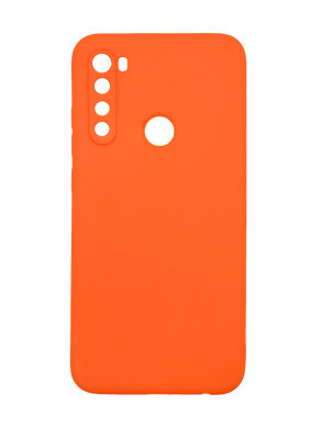 Силиконовый чехол Candy Full Camera для Xiaomi Redmi Note 8T orange