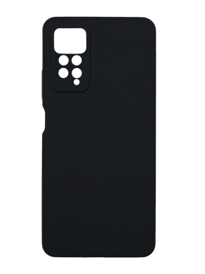 Силіконовий чохол Full Cover для Xiaomi Redmi Note 11 Pro 4G/5G black (AAA) Full Camera без logo
