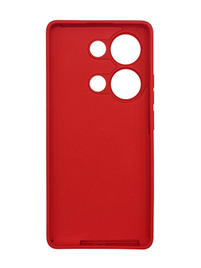 Силиконовый чехол Full Cover для Xiaomi Redmi Note 13 4G red Full Camera без logo