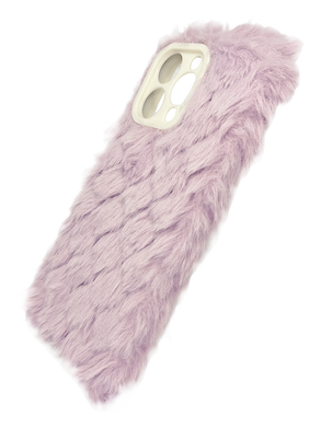 Чохол Fluffy love для iPhone 15 Pro Max purple