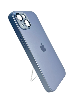 Чохол TPU+Glass sapphire matte case для iPhone 14 sierra blue